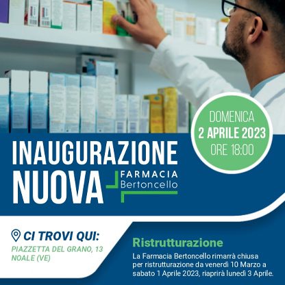 Inaugurazione della farmacia ristrutturata