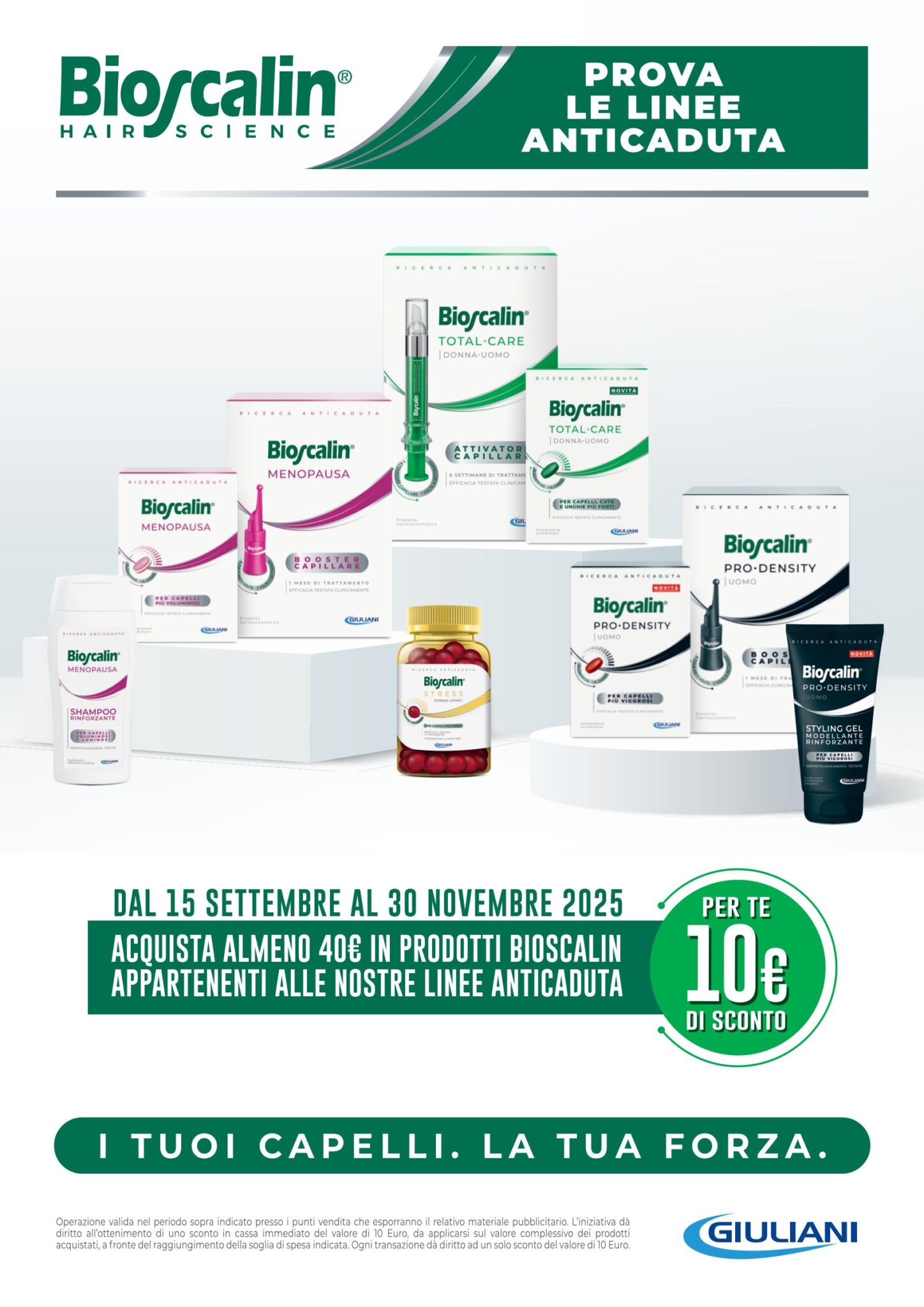 Linea Bioscalin – Promo Ottobre Novembre 2025