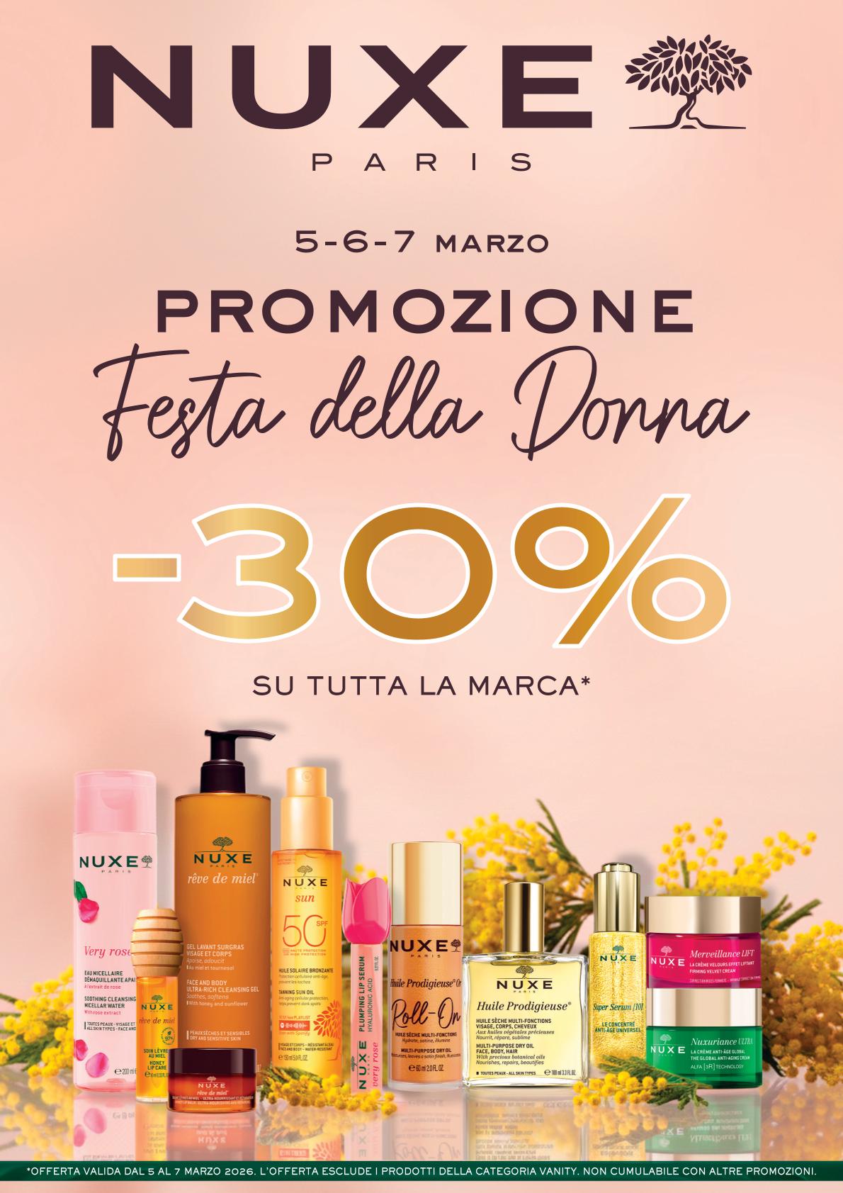 PROMO NUXE – Festa della Donna