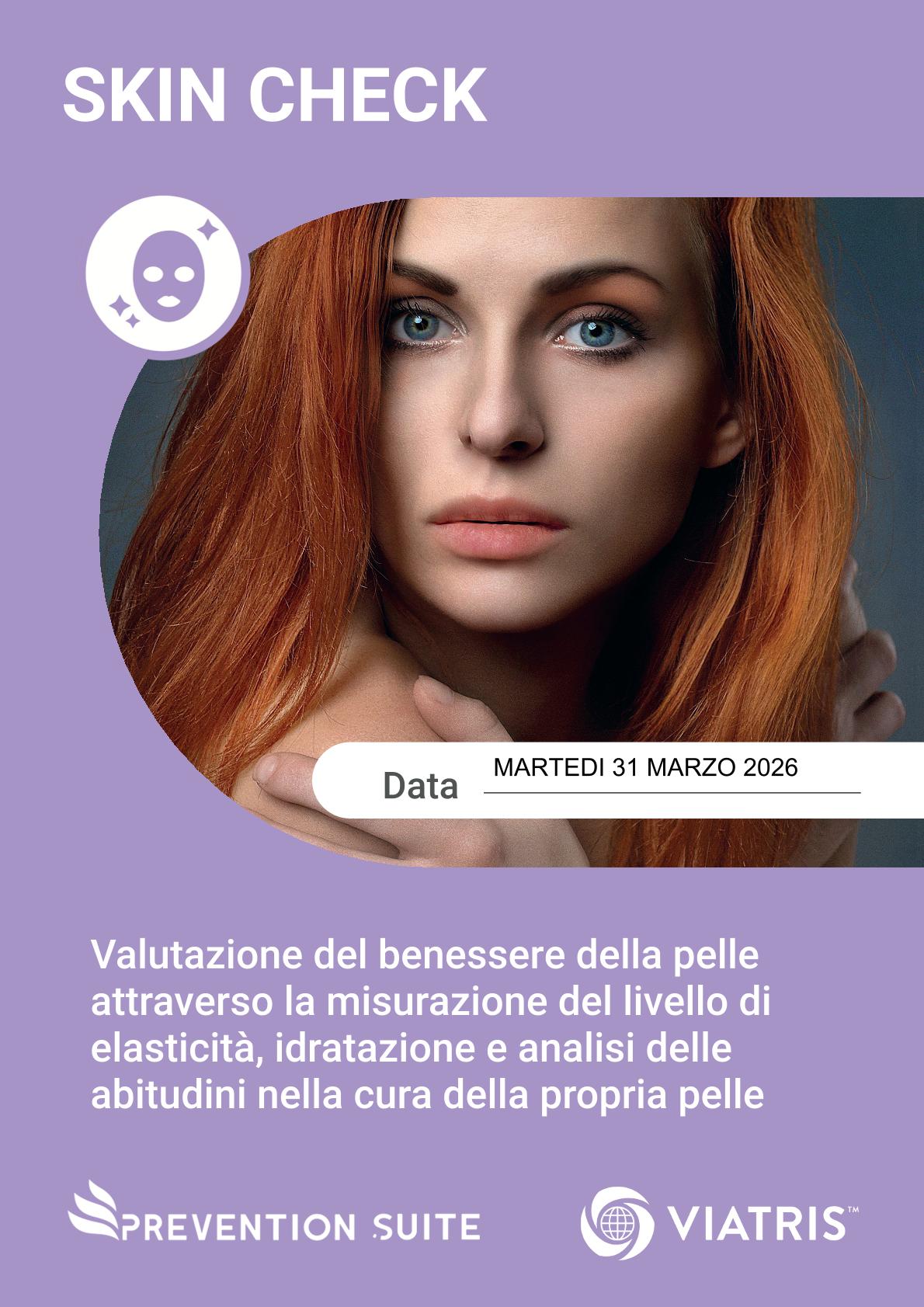 Giornata SKIN CHECK –  Martedì 31 Marzo 2026