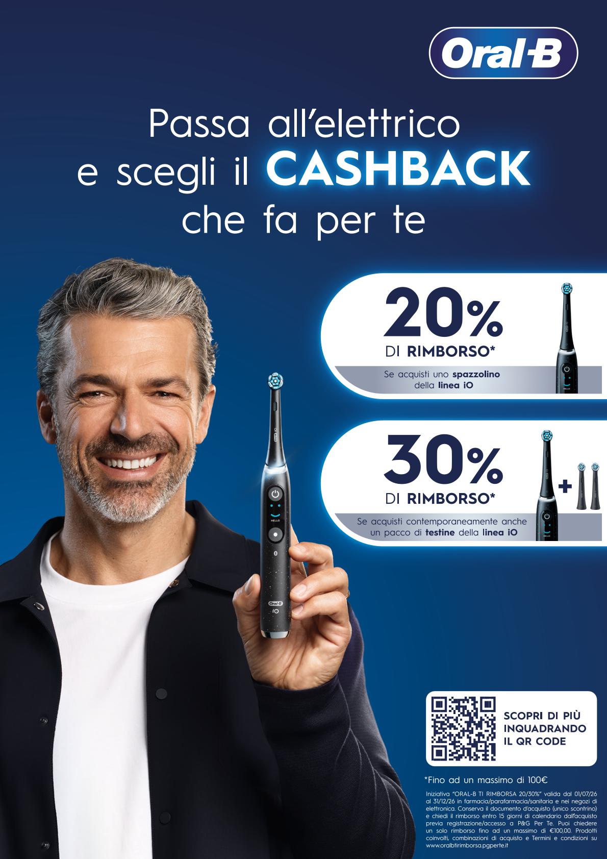 ORAL B Spazzolinio IO – Campagna CashBack