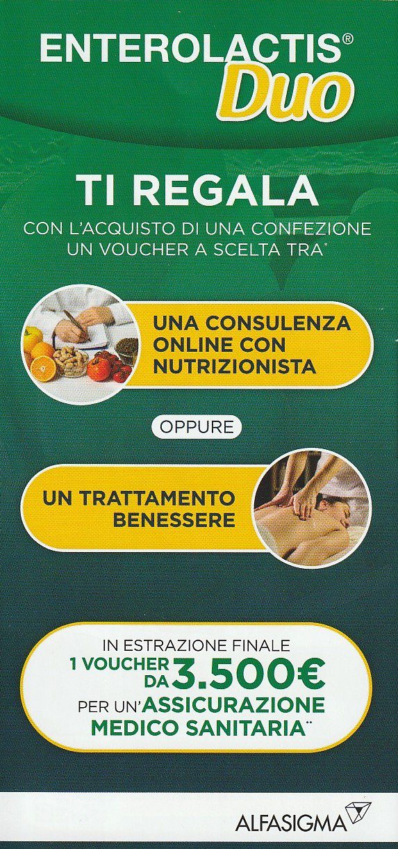 ENTEROLACTIS DUO: Ti regala …..