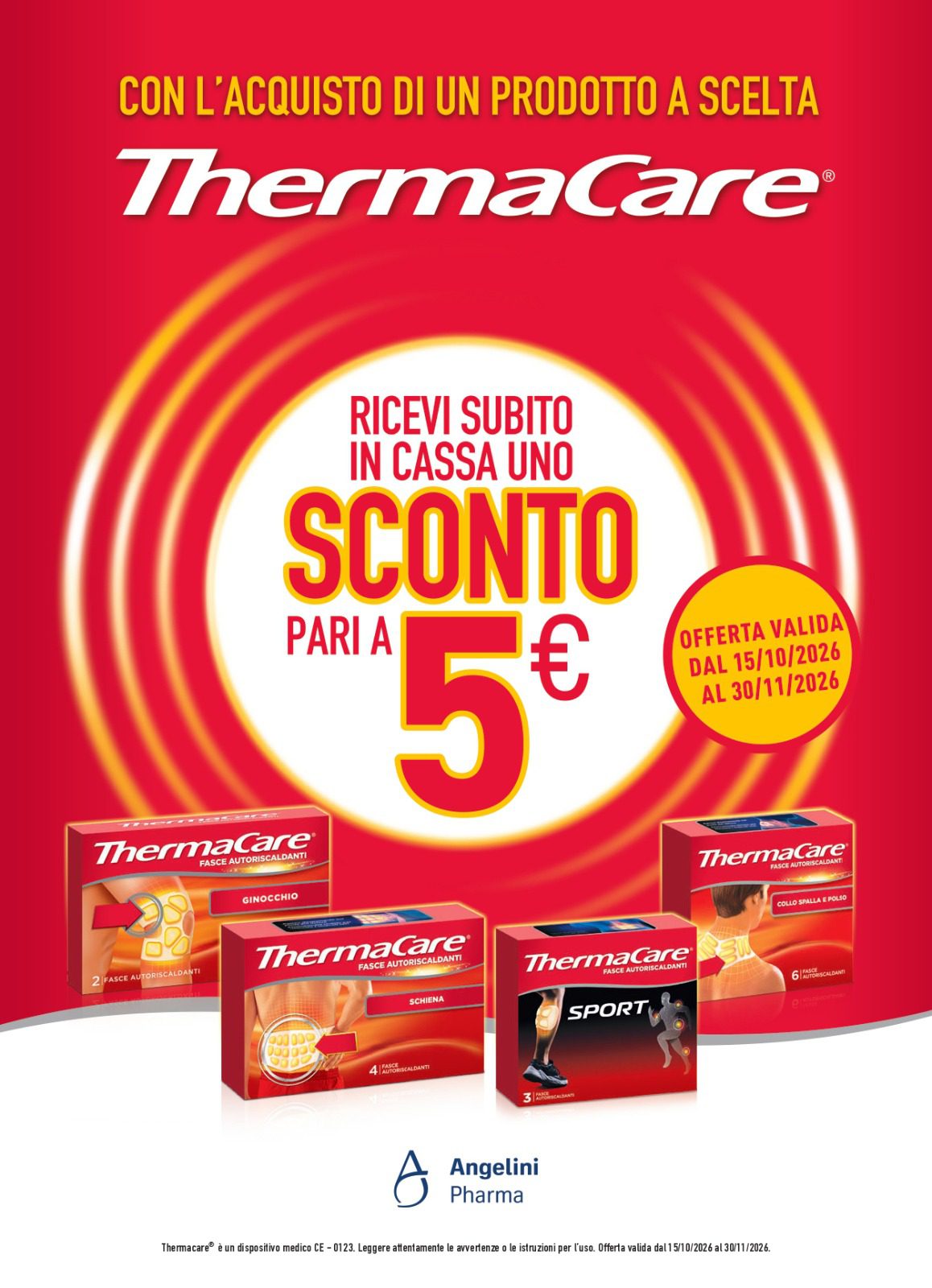 THERMACARE Sconto 5,00 €